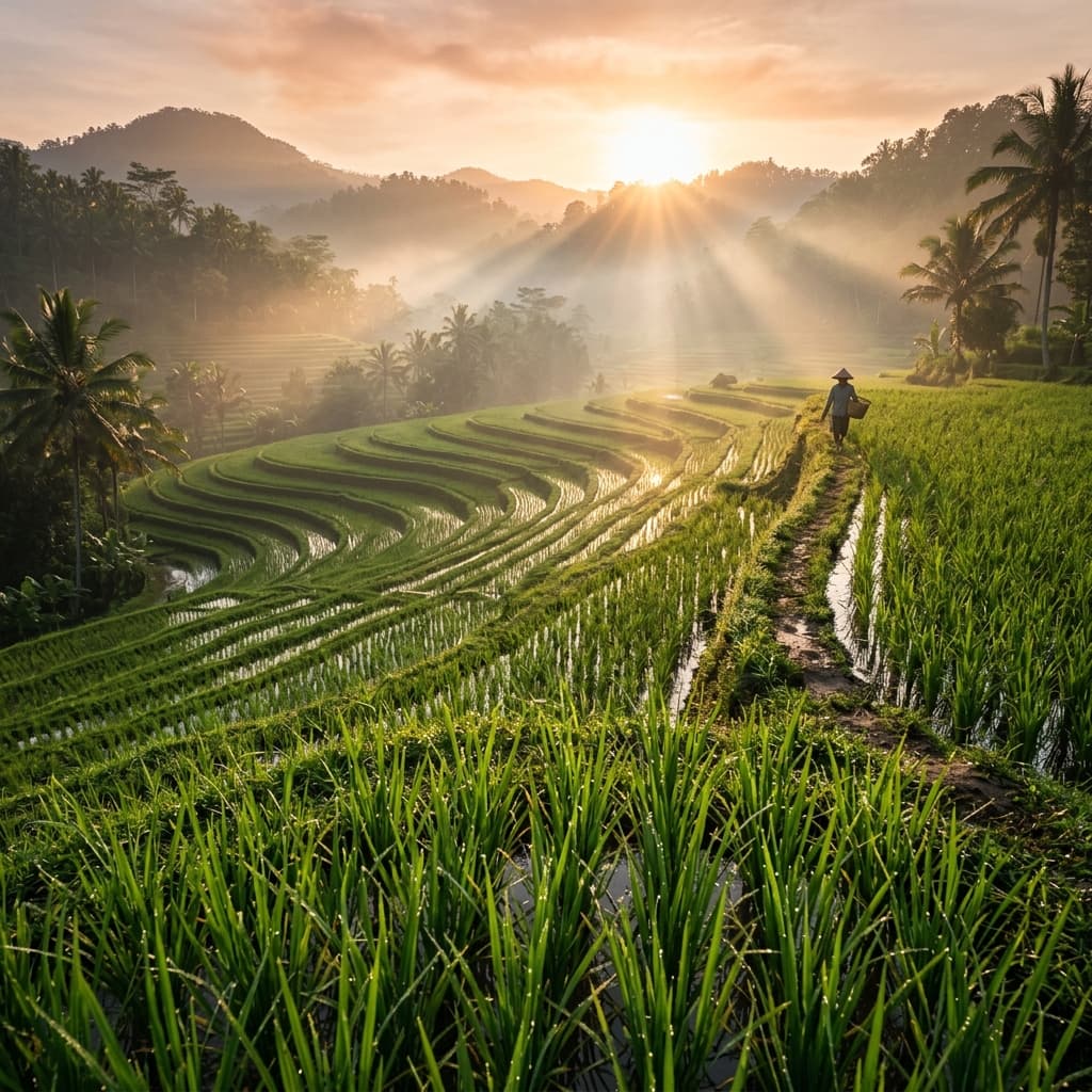 Quality checking rice